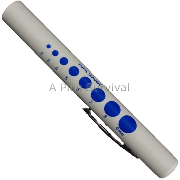 Unbranded Doctors Style Pen Light with Pupil Gauge Lightweight