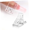 Beavorty Nail Art Tips Extension Plastic Nail Clip Gel Builder