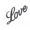 Medallurgy Love Word Art Sign Home Kitchen Decor Wall Hanging