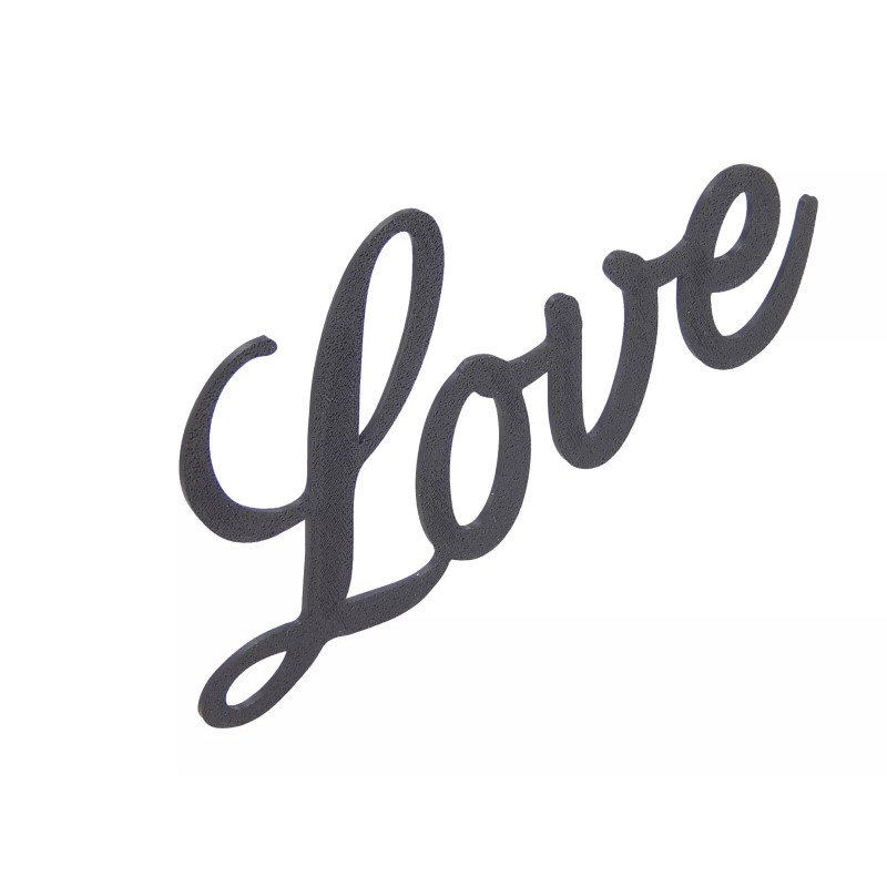 Medallurgy Love Word Art Sign Home Kitchen Decor Wall Hanging