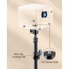 Gwezmxs Projector Stand Height Adjustable 32-60 cm, Projector Tripod 1/4