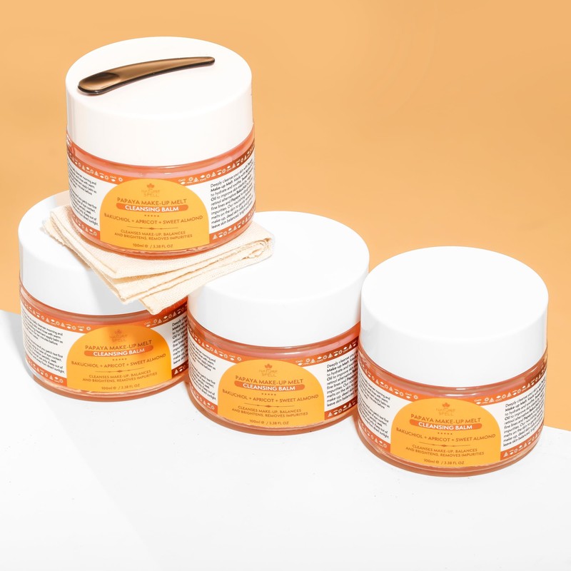 Nature Spell Papaya Cleansing Balm 100ml - Make Up Remover