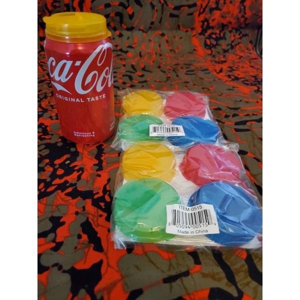 Top It 2 8 Pcs Soda Can Topper/Cover for Canned