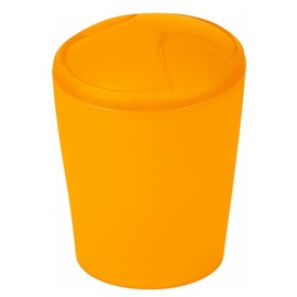 Spirella Kosmetikeimer "Move" Abfalleimer Schwingdeckeleimer | Kunststoff | 2 Liter und 5 Liter |Orange