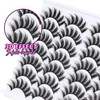 Losha Eyelashes Natural Look Faux Mink Lashes Pack Handmade Fluffy