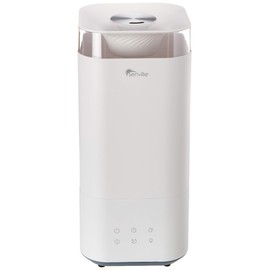 Senville SENHU-55 Top-Fill Large Capacity Cool Mist Humidifier, Ultrasonic, with Essential Oil Diffuser for Aromatherapy, 5L, White