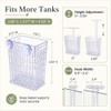 4 Pack - Aquarium Plant Holder, Adjustable Clear Aquaponic Planter