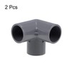sourcing map 3-Way Elbow PVC Pipe Fitting Furniture Grade 25mm