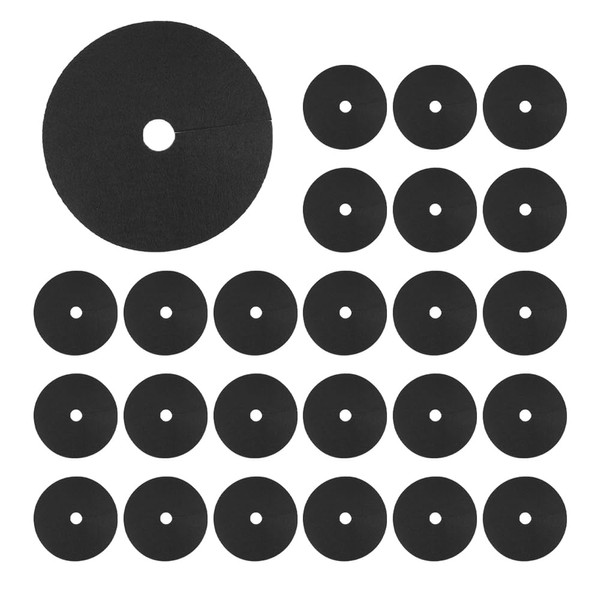 Sarini Pack of 25 Cabbage Plant Collars 15cm Diameter Round