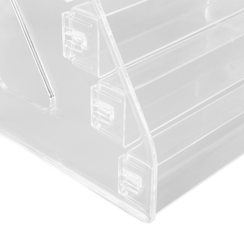 Cosmetic Storage Rack Acrylic 7 Layers Clear Nail Polish Display