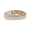 VALENTINO Emma Winter Belt W120 Ecru / Oro - Can