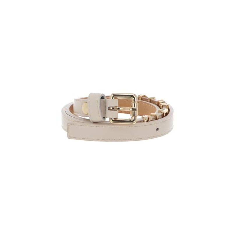 VALENTINO Emma Winter Belt W120 Ecru / Oro - Can