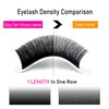 Easy Fan Lashes 0.12 D Curl, Crislashes Volume Lash Extensions,