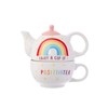 Rainbow Positivitea Tea Pot Set for One