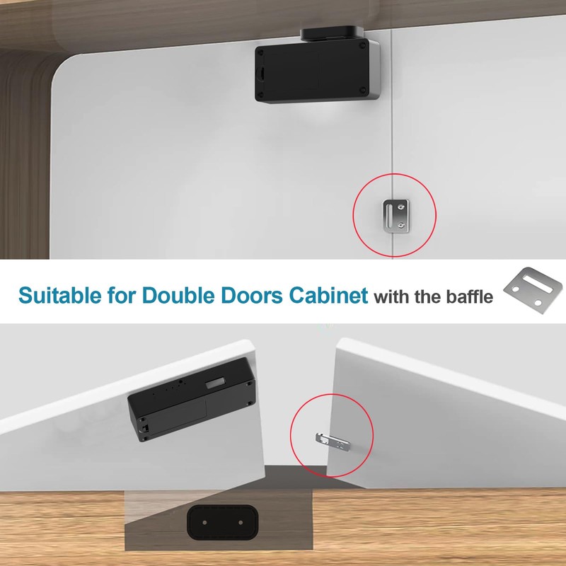 Drawer Lock RFID Card NFC Hidden Cabinet Lock for Kitchen