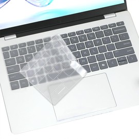 JuYuish Silicone Keyboard Skin Cover Compatible for 2025 HP OmniBook 7 14" AI PC 14-FR Series 14-fr0017nr (Clear)