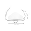 Mipcase 20pcs Transparent Cooking Mouth Mask Lightweight Clear Face Cover
