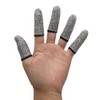 30 Pack Cut-Resistant Finger Cots Finger Sleeve Protector Reusable Thumb