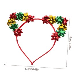 SAFIGLE Christmas Cat Ear Headband Women Kitten Ears Woman Xmas Headband Adult Hello Furry Ears Cat Ear Headbands Cat Ears Headband before Cat Christmas Rhinestone Party Pink Red Metal