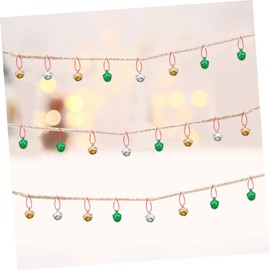 400pcs DIY Color Bell Mini Bell Decorative Bells Craft Bell Charm Bells Bulk Decorative Charms Bell Metal Bells Craft Bells Small Bell DIY Bells Craft Metal Bell Colorful Bells