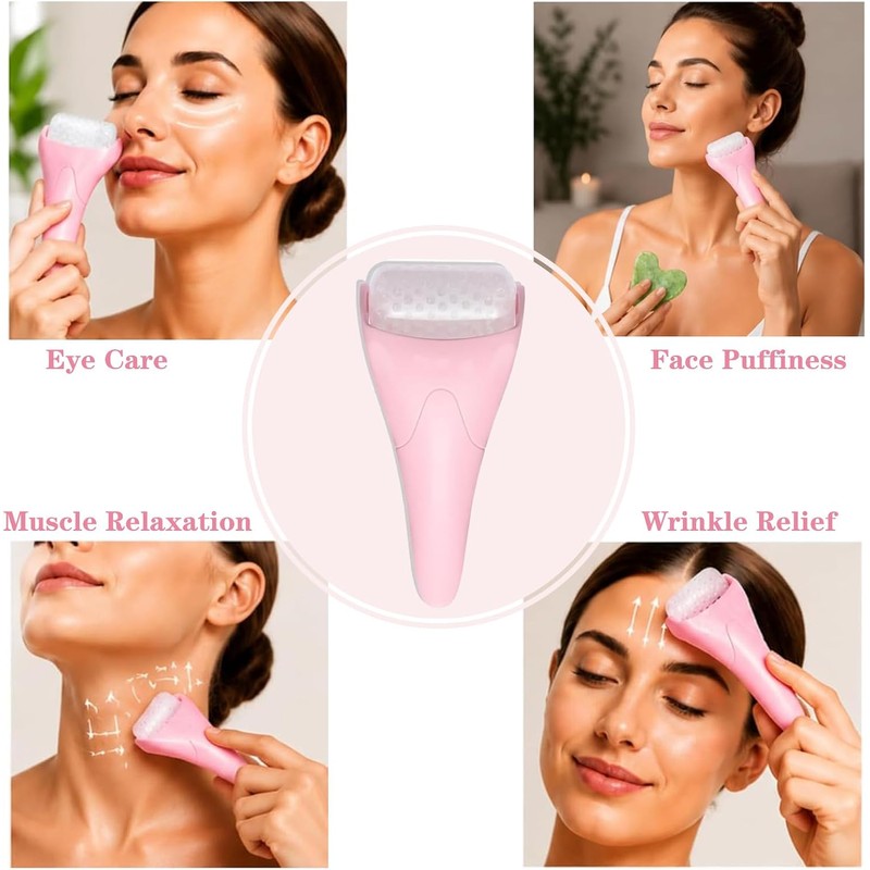 Ice Roller Facial, Hielo Para la Cara, Ice Roller-Rodillo de