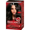 BRILLANCE Schwarzkopf Intensive Colour Cream, 890 Black, Level 3, with Extra Diamond Shine After-Treatment, Pack of 3 (3 x 143 ml)