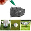 Golf Ball Markers,2PCS Golf Ball Liner Template and 4PCS Markers,Line