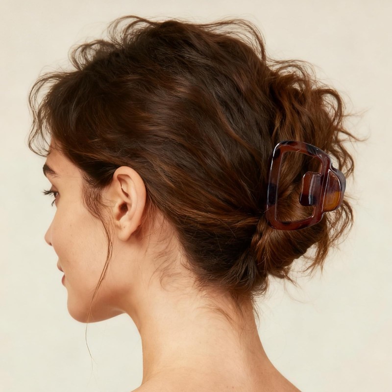 6 Pieces Hair Claw Clips for Women, Tortoise Shell Hair