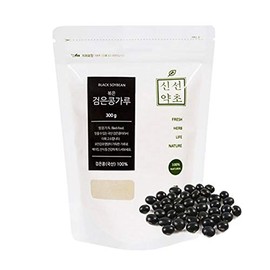 K-Herb Korean Roasted Black Soy Bean Powder | 300g | 1 Pack, 100% Natural, Nourishing Black Food, Rich & Savory, 검은콩가루
