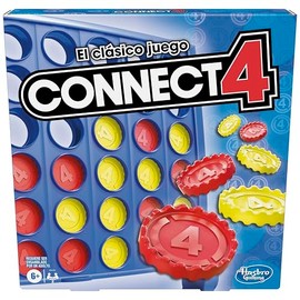 Hasbro Gaming, Connect 4 Clásico, Juego de Mesa, Incluye 1 Tablero,1 Rejilla y 42 Fichas e Instrucciones para Niños y Niñas de 6+ Años para 2 Jugadores