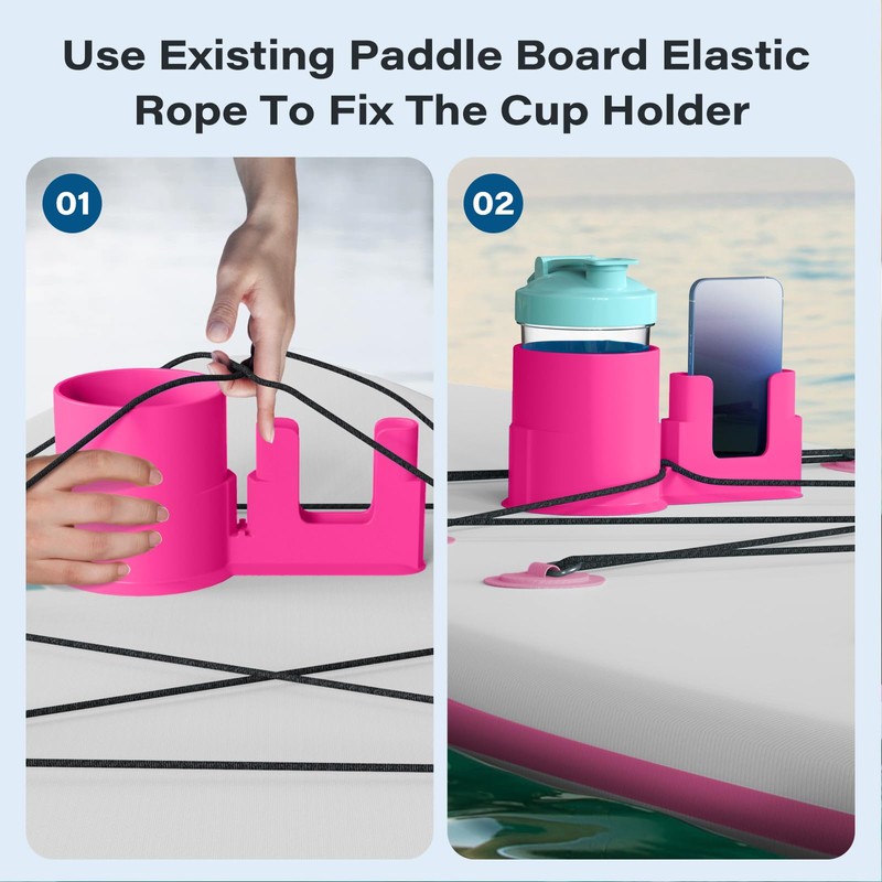 iKristin Cup Paddle Board,Stand Up Paddle Board Accessories SUP Holder