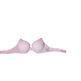 Victoria's Secret Pink Wear Everywhere Smooth Push Up Bra Color Pink Stripe New (US, Cup Band, 36, C, Pink Stripe)