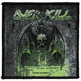OVERKILL - Patch Aufnäher - White devil armory 10x10cm