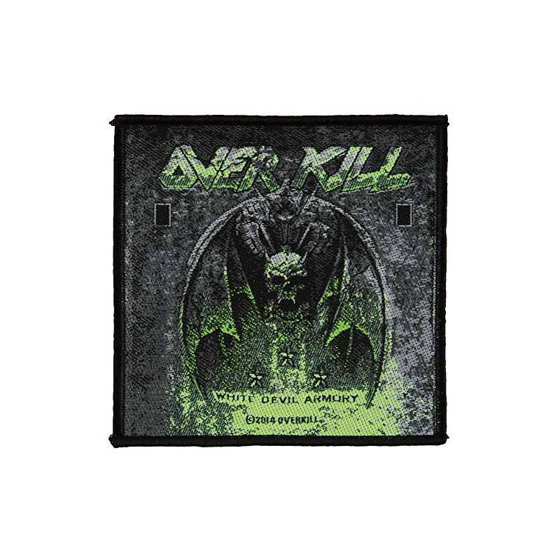 OVERKILL - Patch Aufnäher - White devil armory 10x10cm