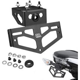 KEMIMOTO Compatible with 2024 2023 2022 2021 Ninja 650 Fender Eliminator Compatible with Z650 ZX650 Ninja 650 License Plate Bracket Ninja 650 Accessories 2024 2023 2022 2021 2020 2019 2018 2017