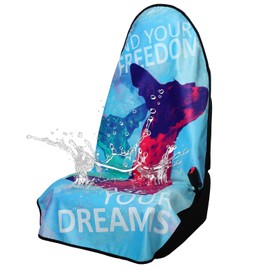 Premium Microfiber Hooded Cloth Seat Cover - Automotive Seat Pads Universal Fit for Most of Cars - Water Proof Car Seat Protectors Fit for Athletes Workouts Swimming Running Boxing Yoga Hiking