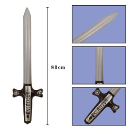 RmKbe 2pcs Inflatable Sword Blow Up Kids Toy Inflatable Pirate Swords Pirate Party Prop Accessory for Party Supplies