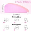 Basumee Microfiber Hair Towel Wrap for Kids 2 Pack Rapid