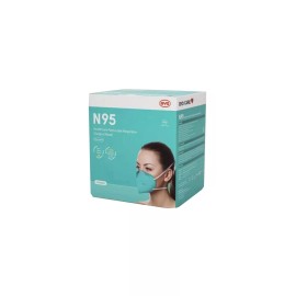 BYD Care N95 Disposable Respirator NIOSH Certified Individually Packaged Masks - 20 Count