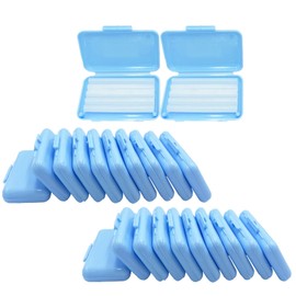 Orthodontic Wax for Braces, Dental Wax for Braces to Relieve Irritation and Pain, 20 Pieces, Blue