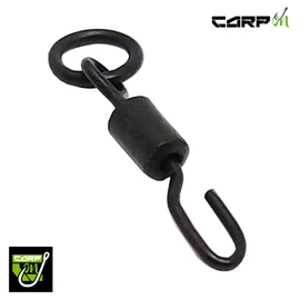 Carp On - Pack of 10 RONNIE RIG SWIVELS SIZE 11 Made From Brass - Classic Design Terminal Tackle for Making Your Own Fishing Rigs [15-6111]