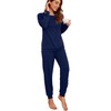 VINTATRE Womens Pajama Sets Long Sleeve Sleepwear Nightwear Soft Pjs