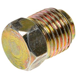 Dorman 785-450D Steel Pipe Plug-Hex Head- 3/16 In. Tube Size (Male 3/8-24 Inv. Flare) Universal Fit