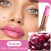 BINGBRUSH Grape Color Changing Lipstick Queen,Moisturizer Long Lasting Lip Care