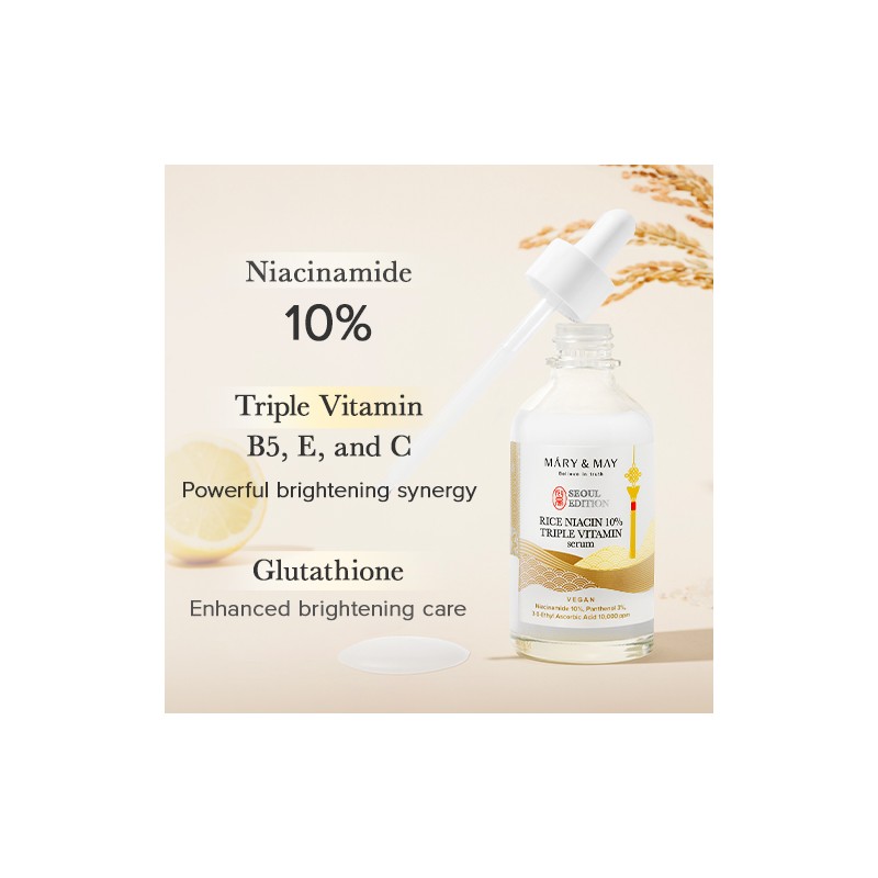 Mary&May [Mary&May]Rice Niacin 10% Triple Vitamin Serum 80ml