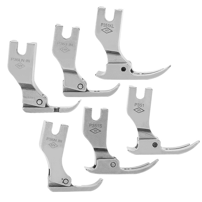 6PCs Presser Foot Single Needle Sewing Machine Accessories Industrial Spare