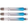 L-Style L-Shaft Lock Straight Twotone - Black Clear Blue, fls1212