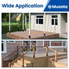 Muzata 4Pack Adjustable Post Base Brackets Fit 1.5x1.5 2x2 2x4
