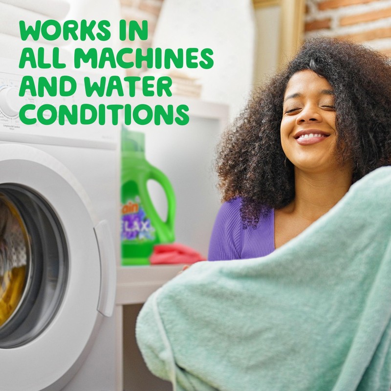 Gain Liquid Laundry Detergent, Relax, HE Compatible, 154 fl oz,
