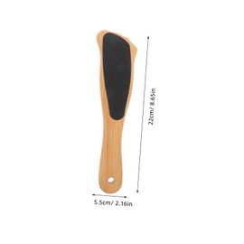 OHPHCALL Wood Handle Foot File Dual-sided Sandpaper Foot Exfoliator Remover Tools Professional